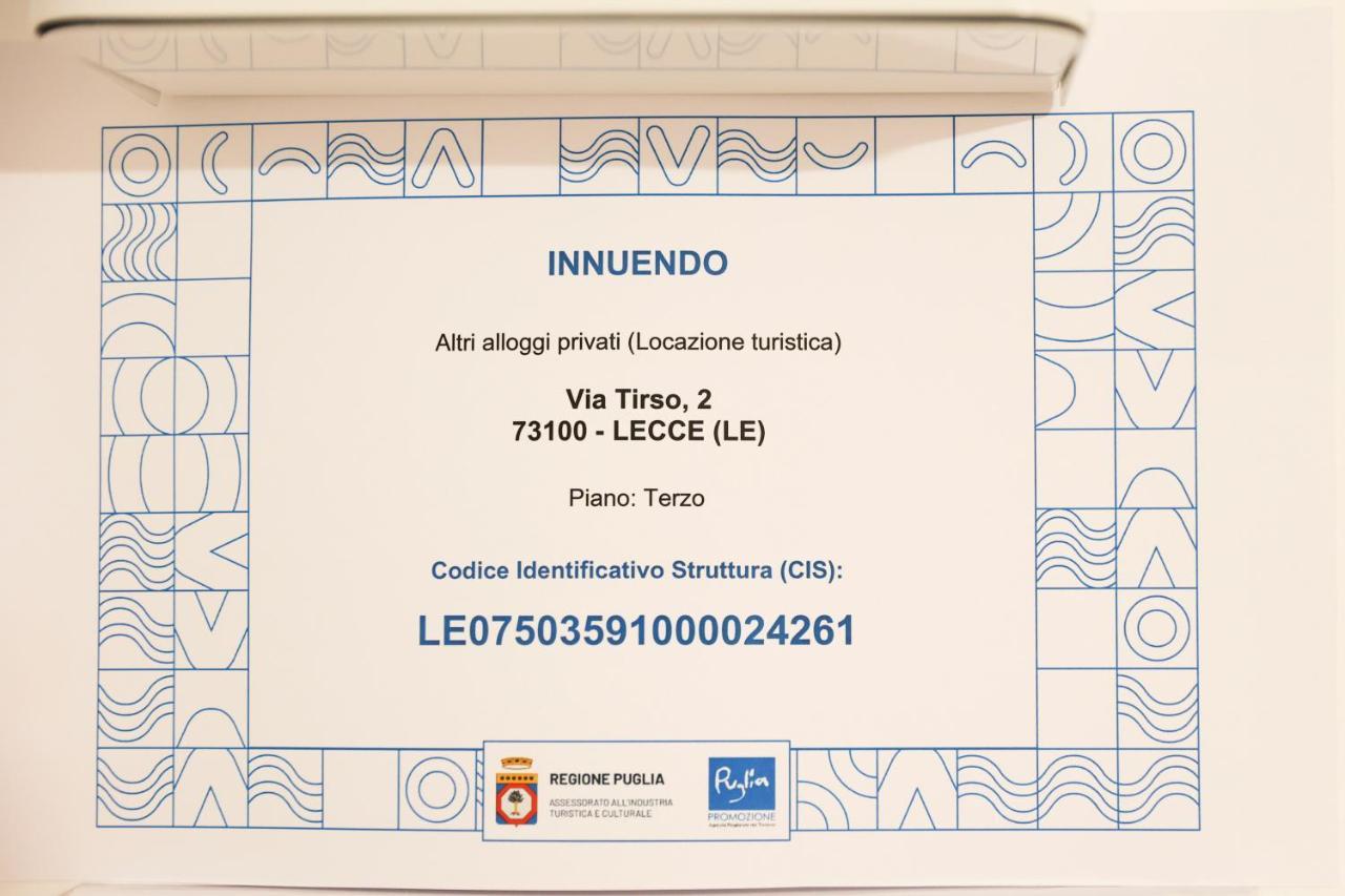 Innuendo La Terrazza House Lecce Dış mekan fotoğraf